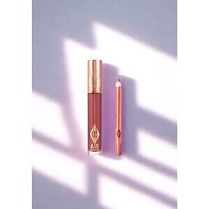 NEW Charlotte Tilbury Pillow Talk Medium Blur + Lip Cheat Liner Set